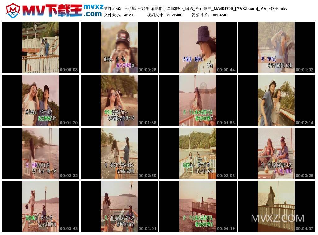 王子鸣 王妃平-牵你的手牵你的心_国语_流行歌曲_MA404709